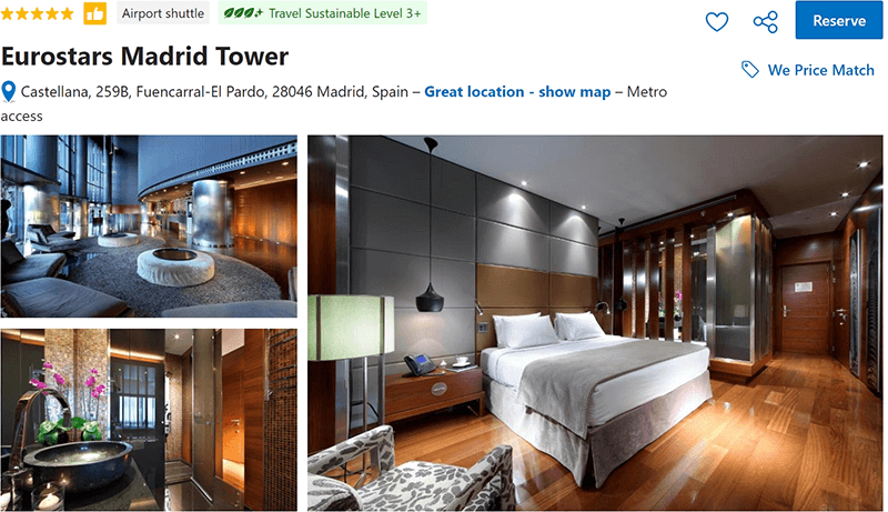 Eurostars Madrid Tower