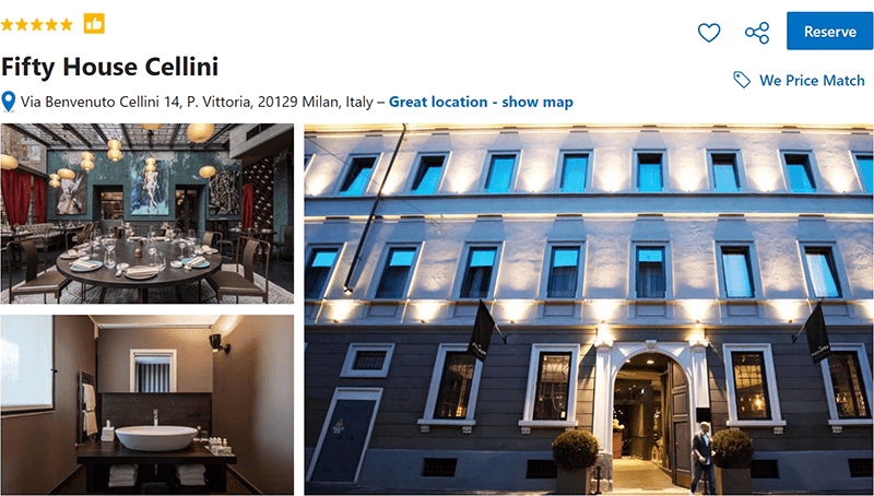 Fifty House Cellini
