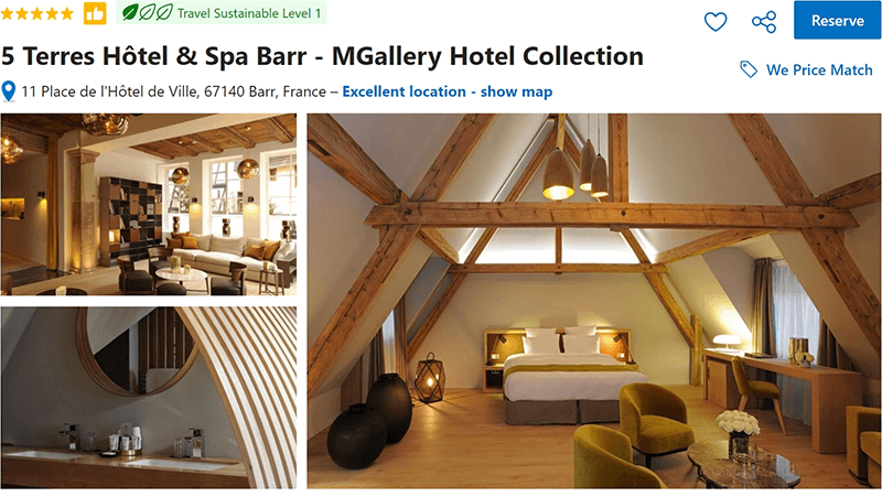 5 Terres Hôtel and Spa Barr