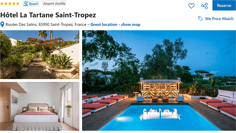 Hôtel La Tartane Saint-Tropez