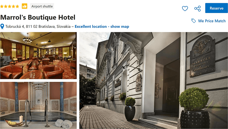 Marrol's Boutique Hotel Bratislava