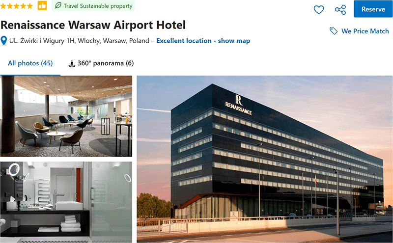 Renaissance Warsaw Airport Hotel