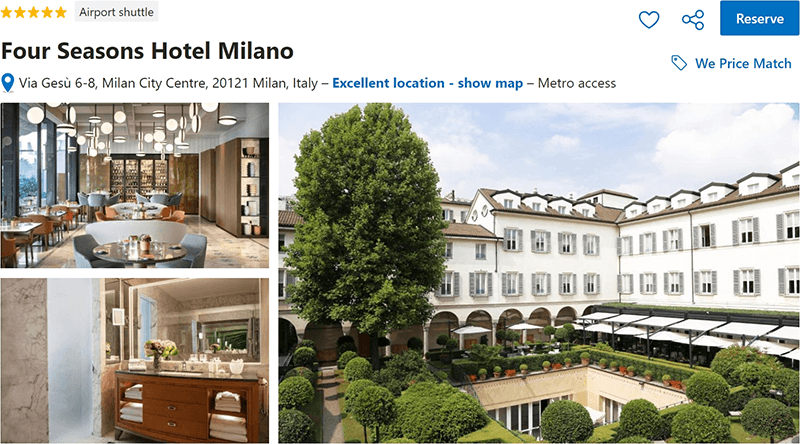 Four Seasons Hotel Milano