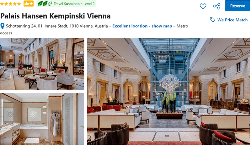 Palais Hansen Kempinski Vienna