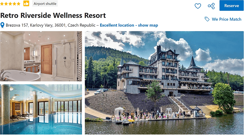 Retro Riverside Wellness Resort Karlovy Vary
