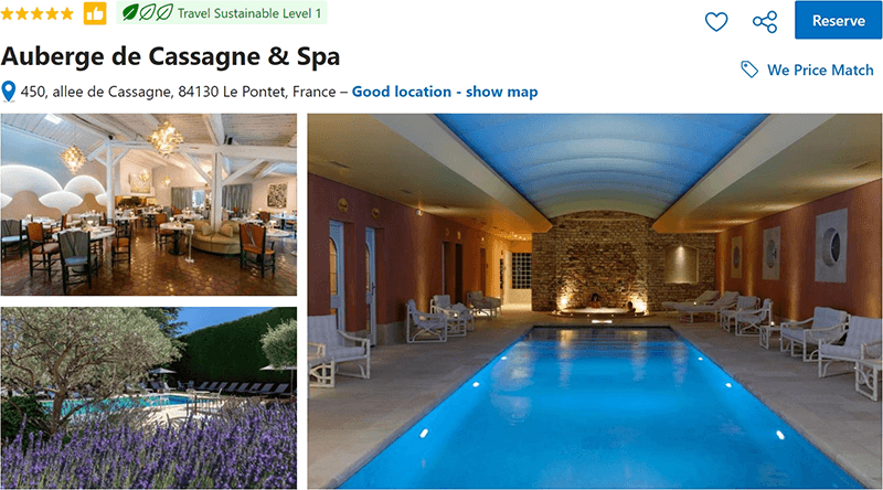 Auberge de Cassagne and Spa
