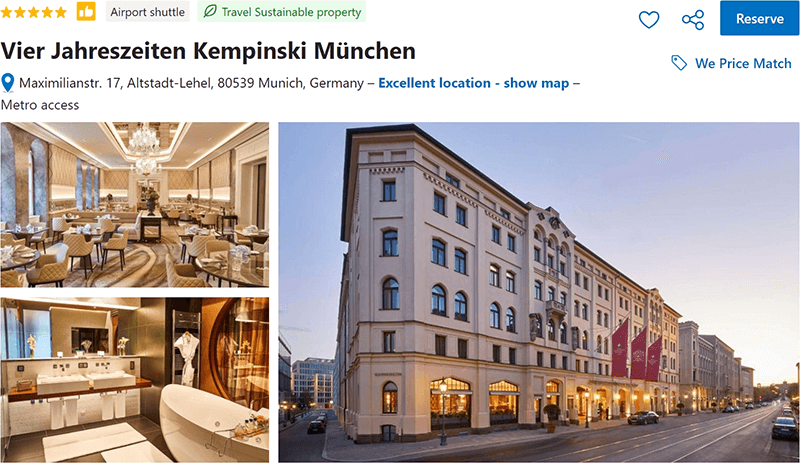 Vier Jahreszeiten Kempinski München