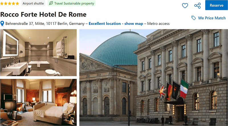 Rocco Forte Hotel De Rome Berlin