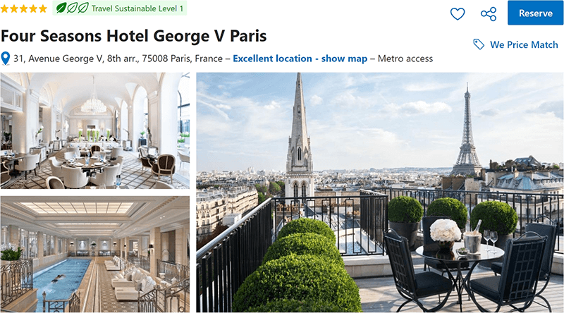 Four Seasons Hotel George V Paris