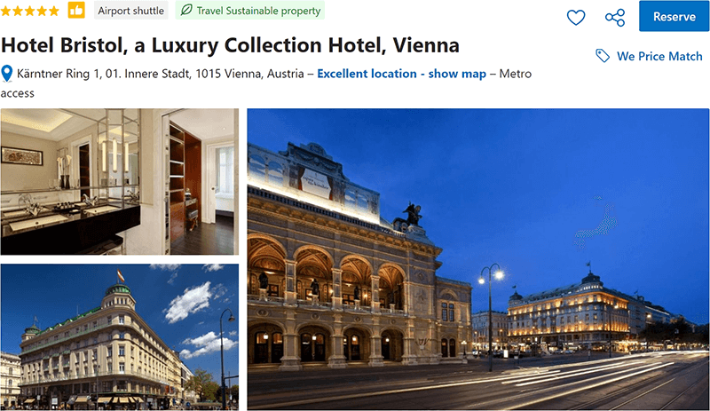 Hotel Bristol Vienna