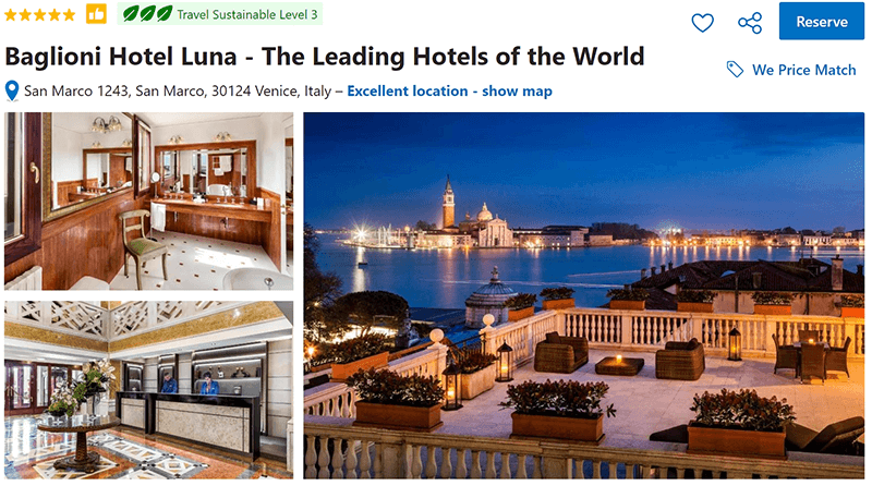 Baglioni Hotel Luna Venice