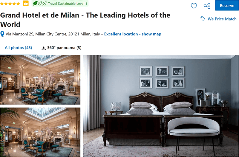 Grand Hotel et de Milan