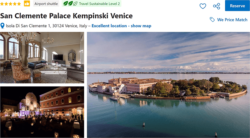 San Clemente Palace Kempinski Venice