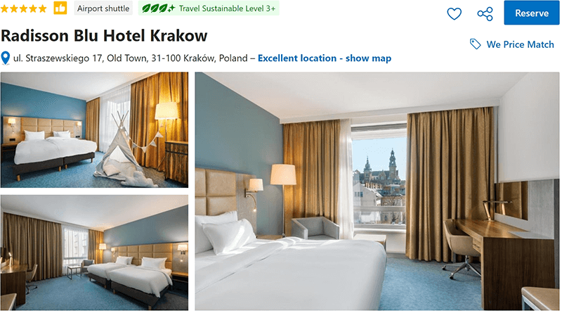 Radisson Blu Hotel Krakow