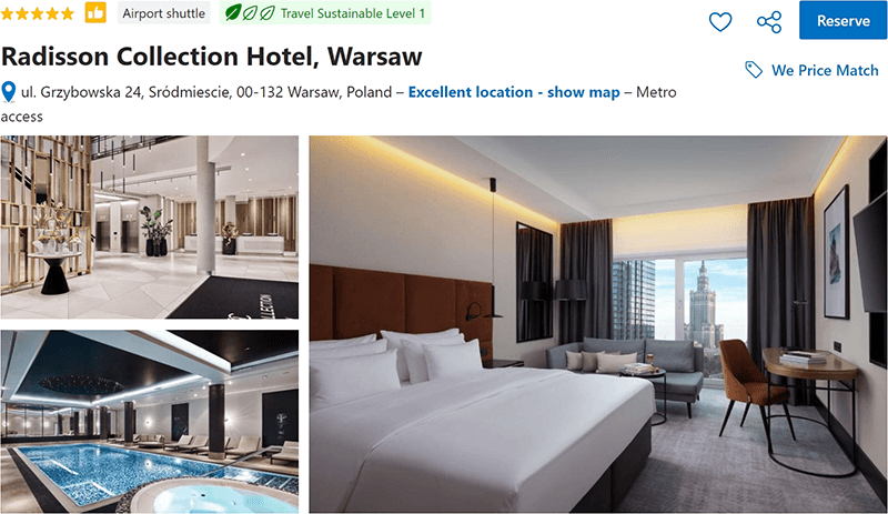 Radisson Collection Hotel, Warsaw
