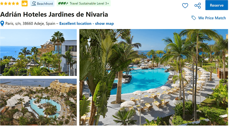 Adrián Hoteles Jardines de Nivaria