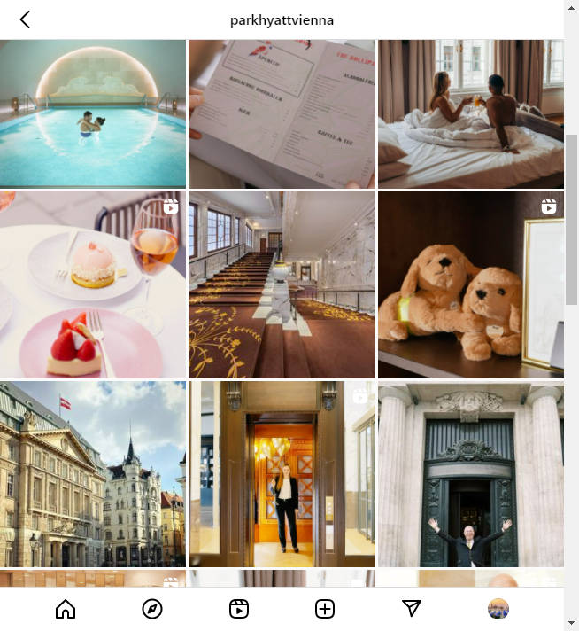 Instagram Hotel Account