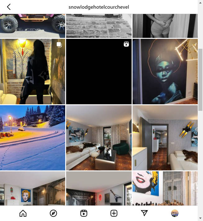 Instagram Hotel Account