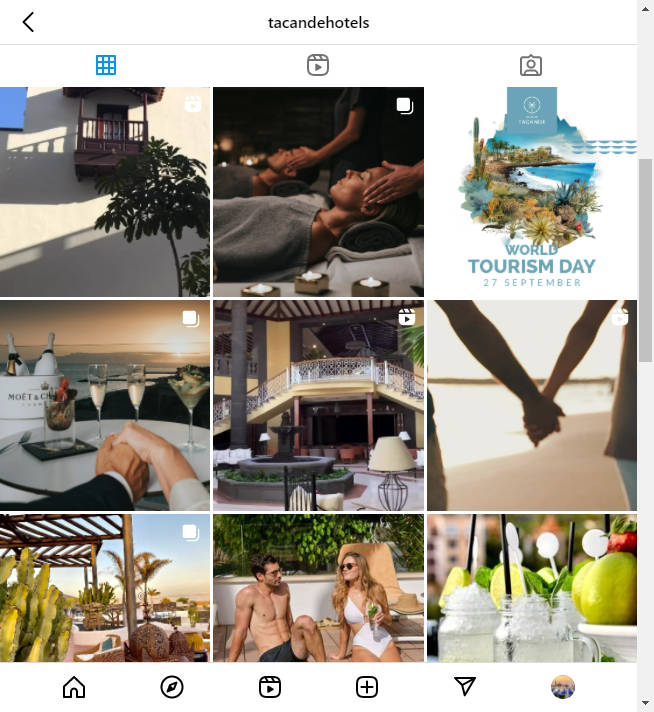 Instagram Hotel Account