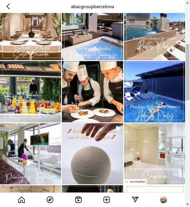 Instagram Hotel Account