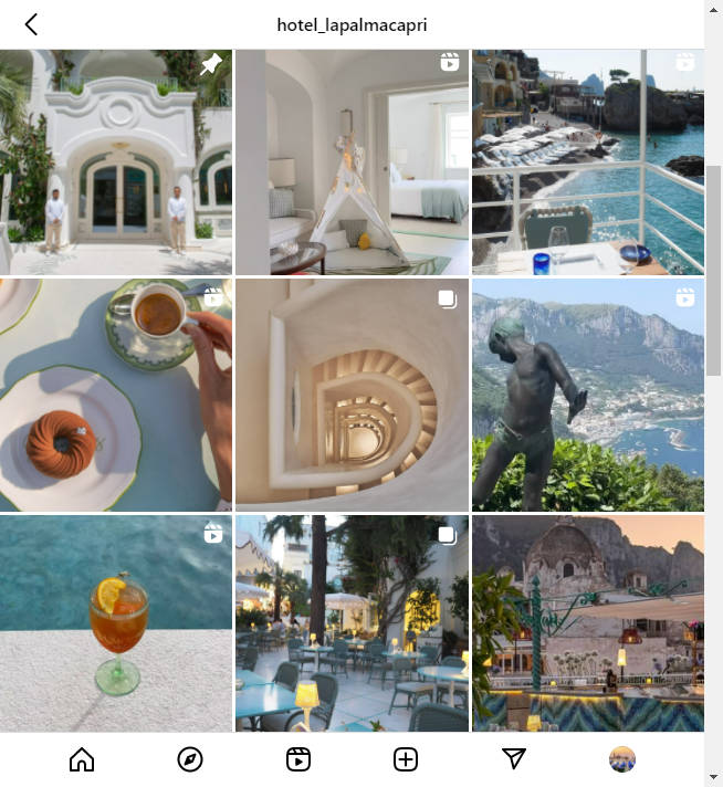 Instagram Hotel Account