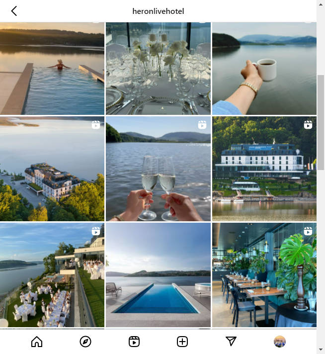 Instagram Hotel Account