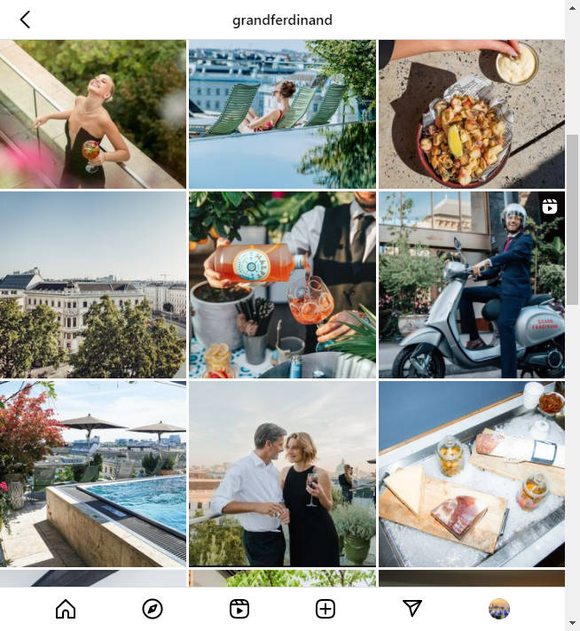 Instagram Hotel Account
