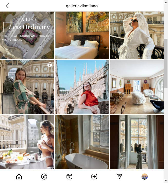 Instagram Hotel Account