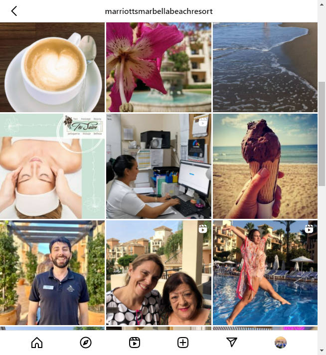 Instagram Hotel Account