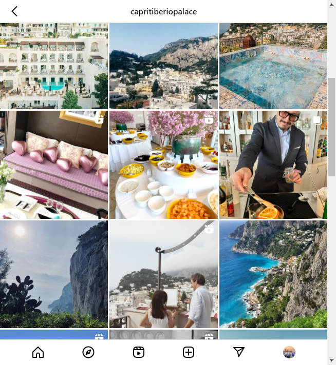 Instagram Hotel Account