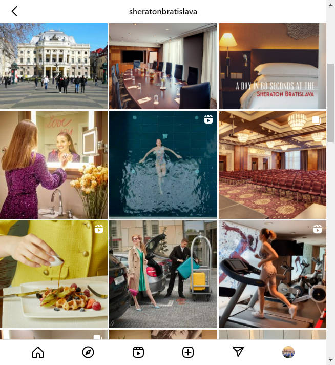 Instagram Hotel Account