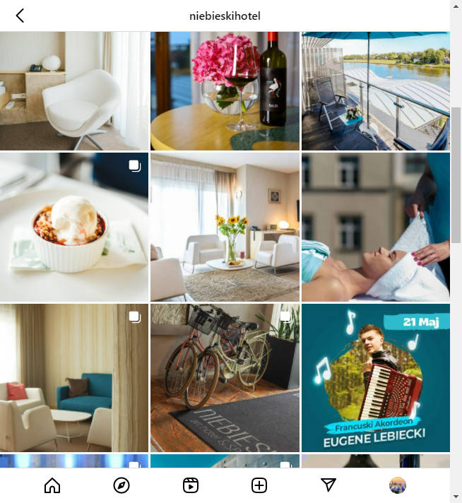 Instagram Hotel Account