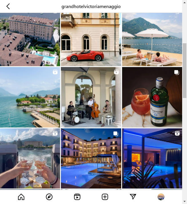 Instagram Hotel Account