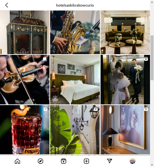 Instagram Hotel Account