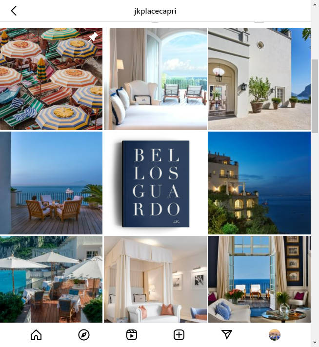 Instagram Hotel Account