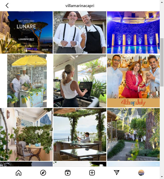 Instagram Hotel Account