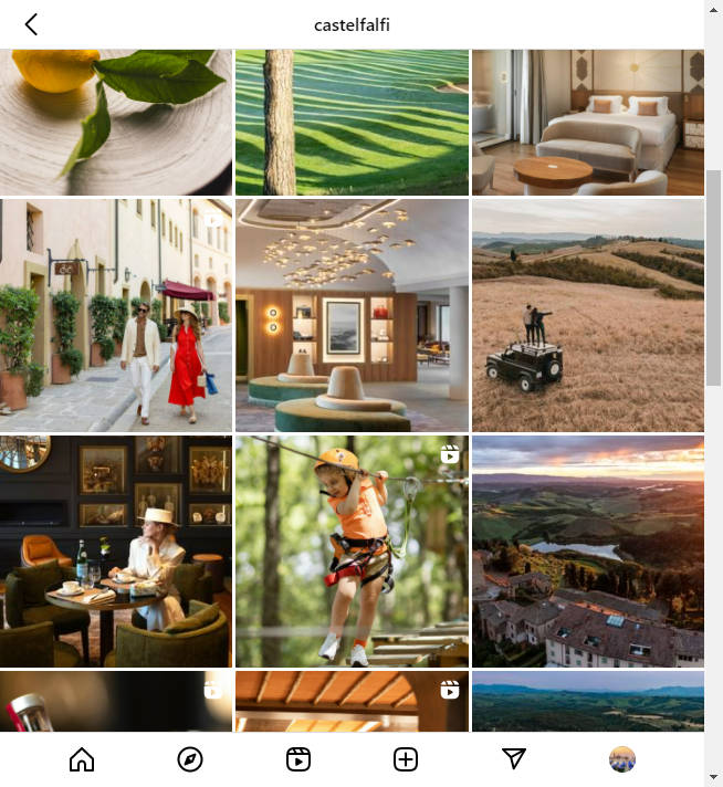 Instagram Hotel Account
