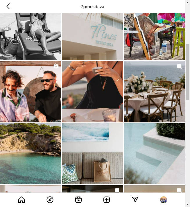 Instagram Hotel Account