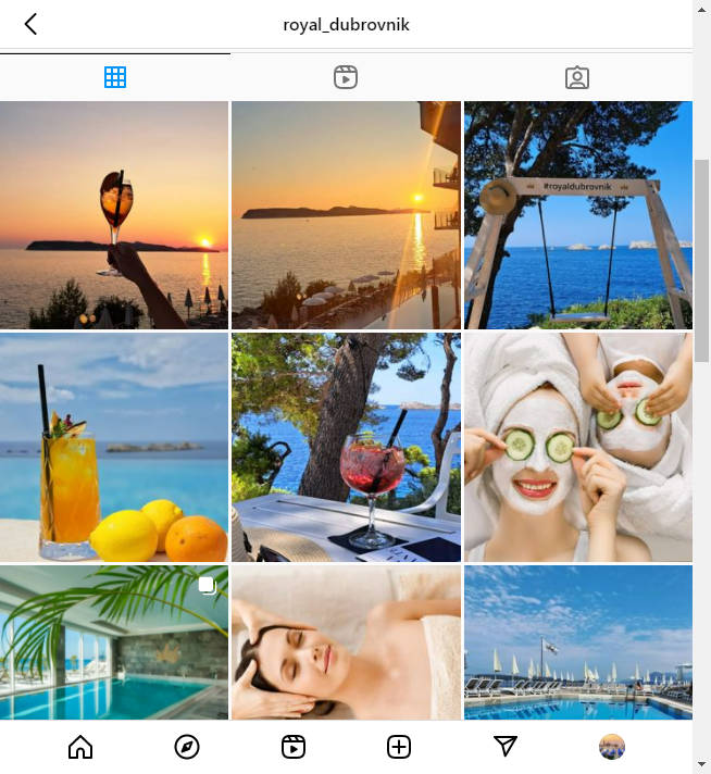 Instagram Hotel Account