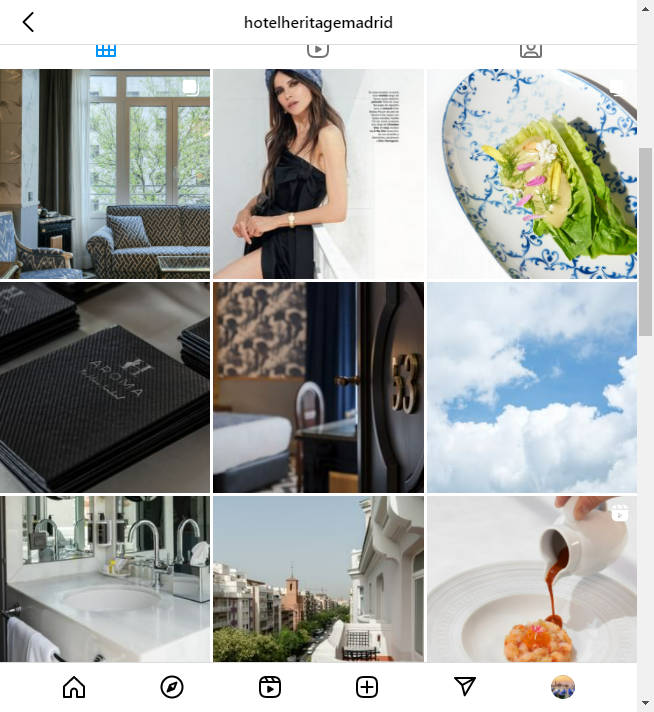 Instagram Hotel Account