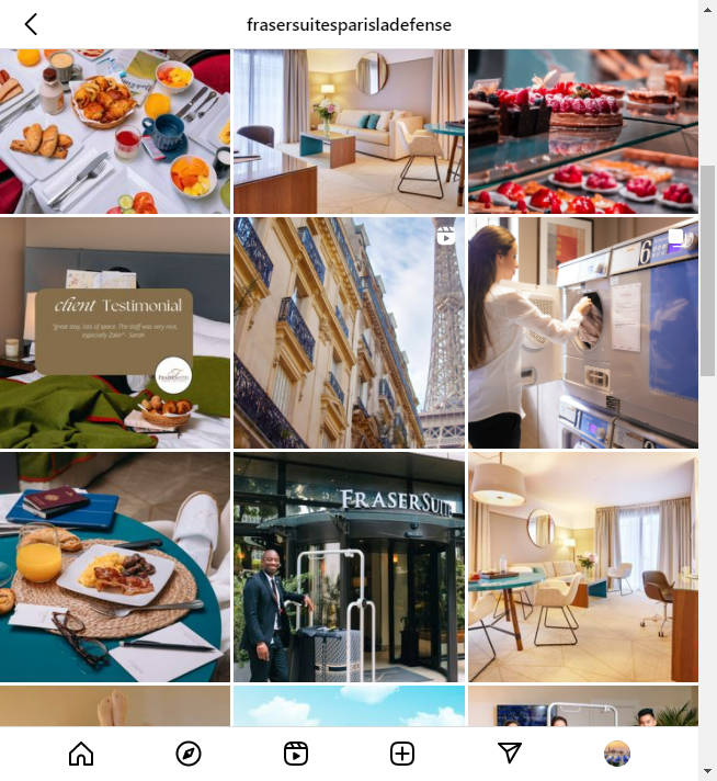 Instagram Hotel Account