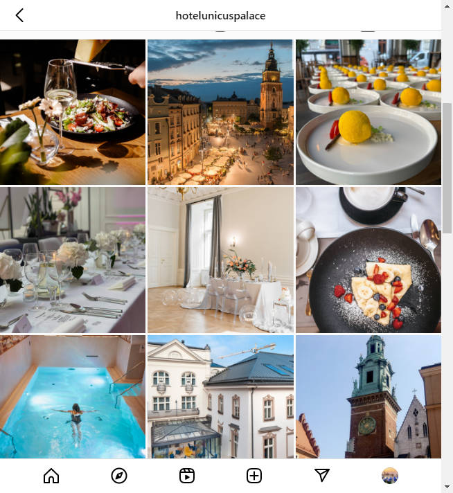 Instagram Hotel Account