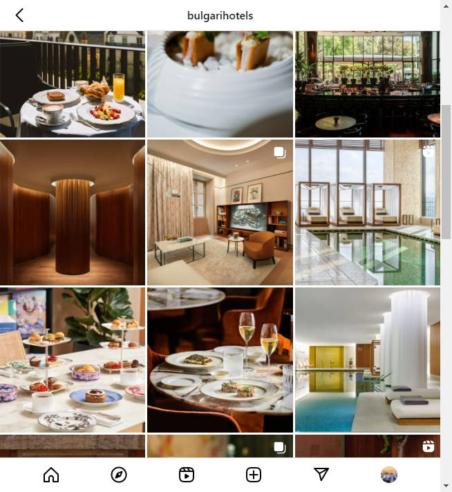 Instagram Hotel Account