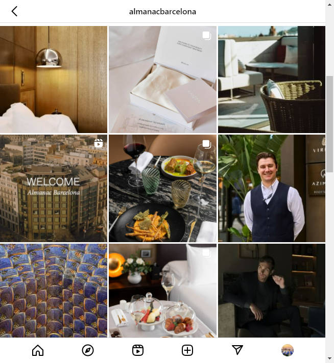 Instagram Hotel Account