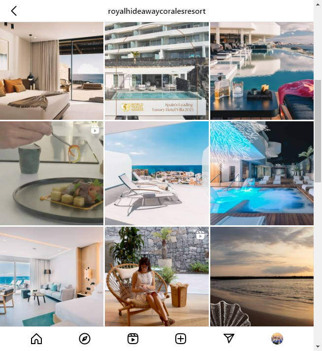 Instagram Hotel Account