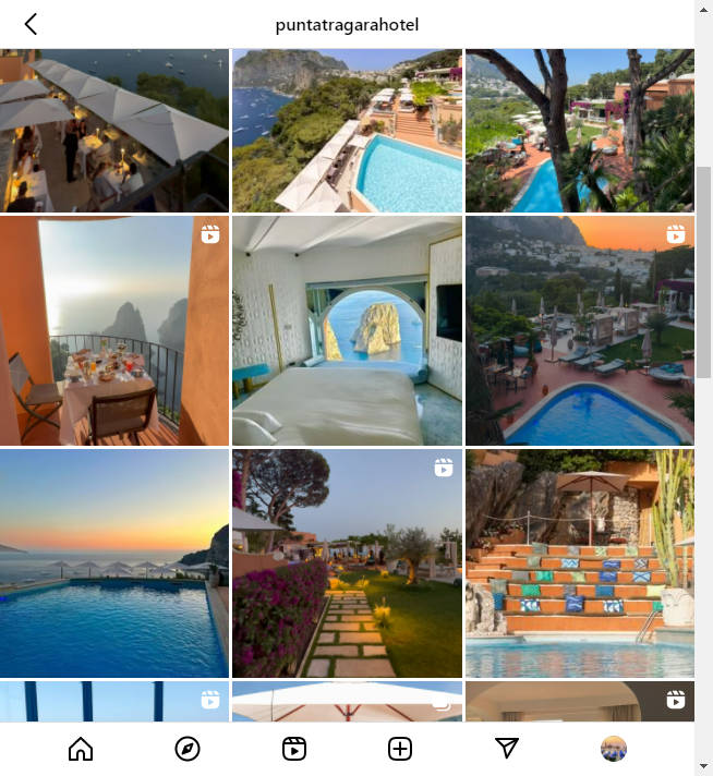 Instagram Hotel Account