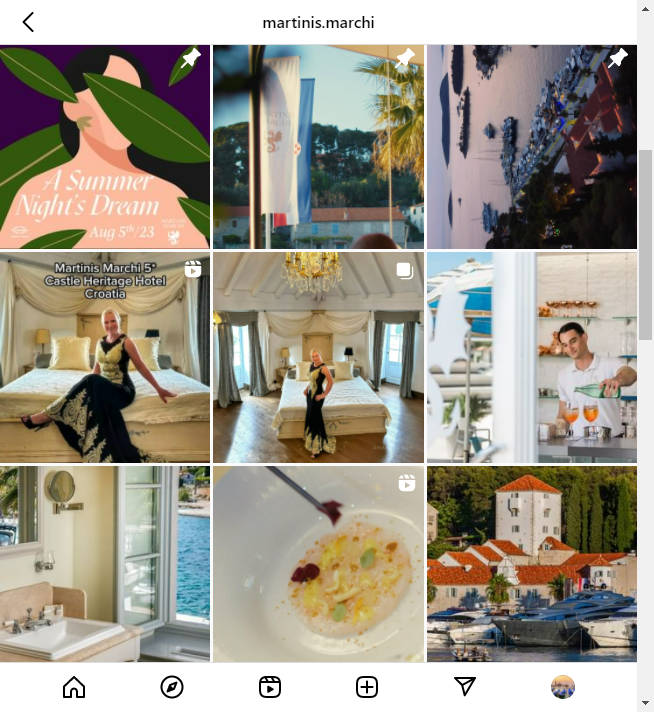 Instagram Hotel Account