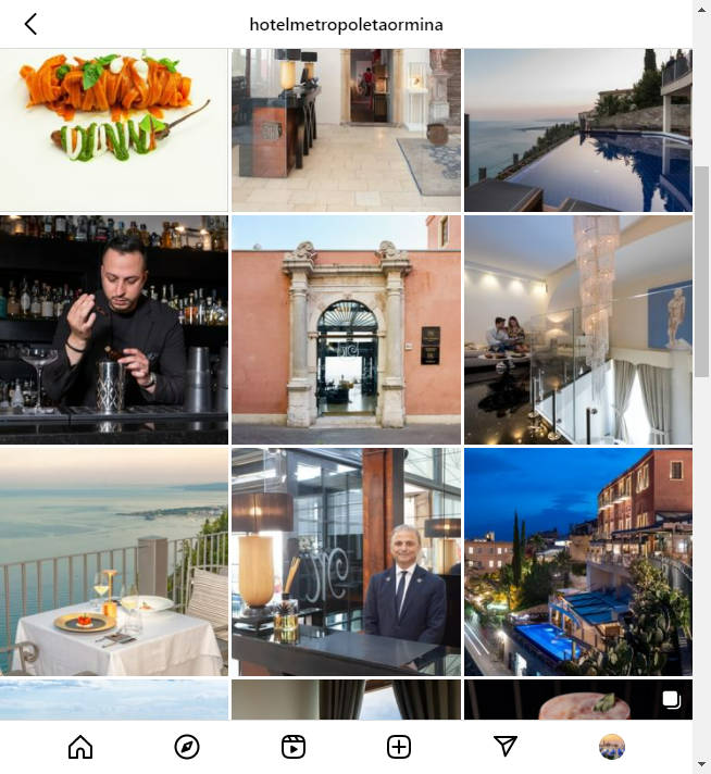 Instagram Hotel Account
