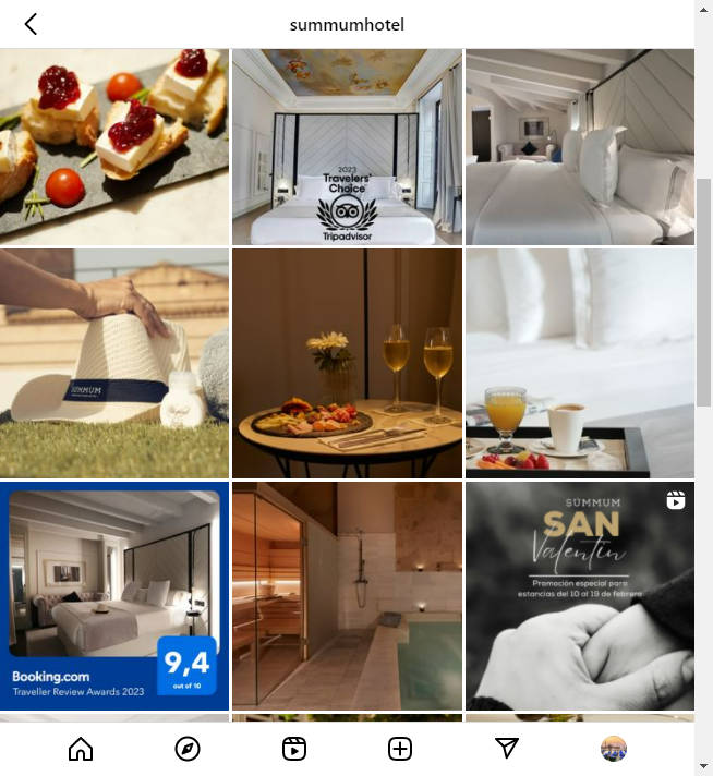 Instagram Hotel Account