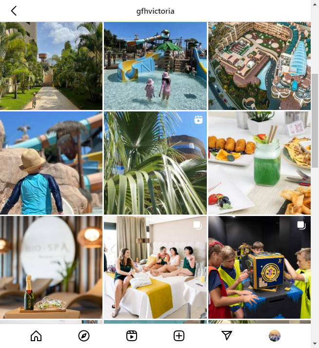 Instagram Hotel Account